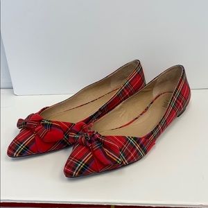 J Jill Plaid Flats 9